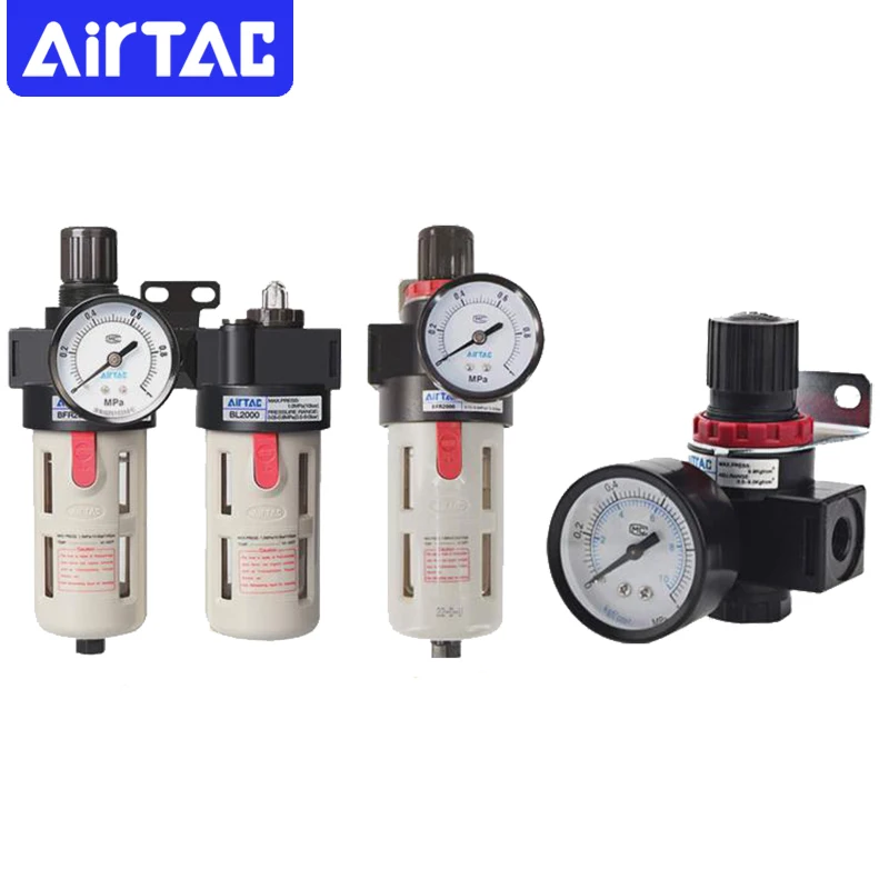 Airtac BR/BFR/BFC Oil-water Separation Filter Air Source Processor Pressure Regulating Filter