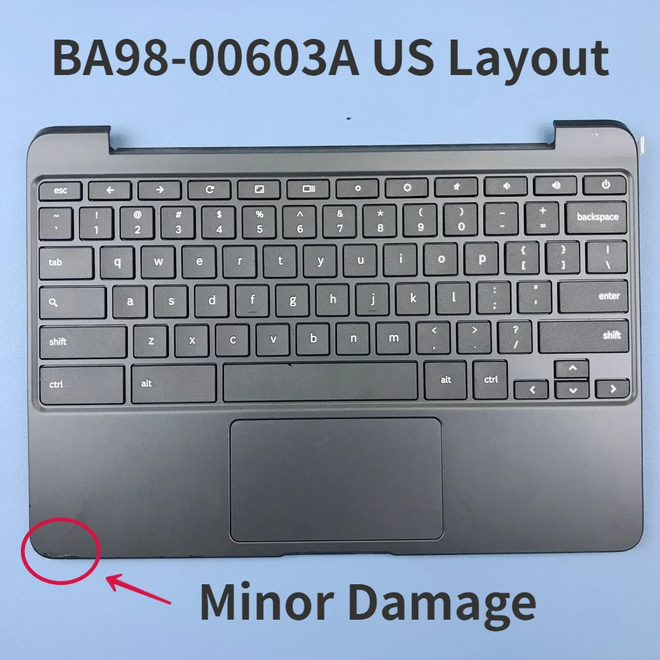 (Незначительные повреждения) US клавиатура для ноутбука с подставкой для рук для Samsung Chromebook 11 XE500C13 -S02US -S04US