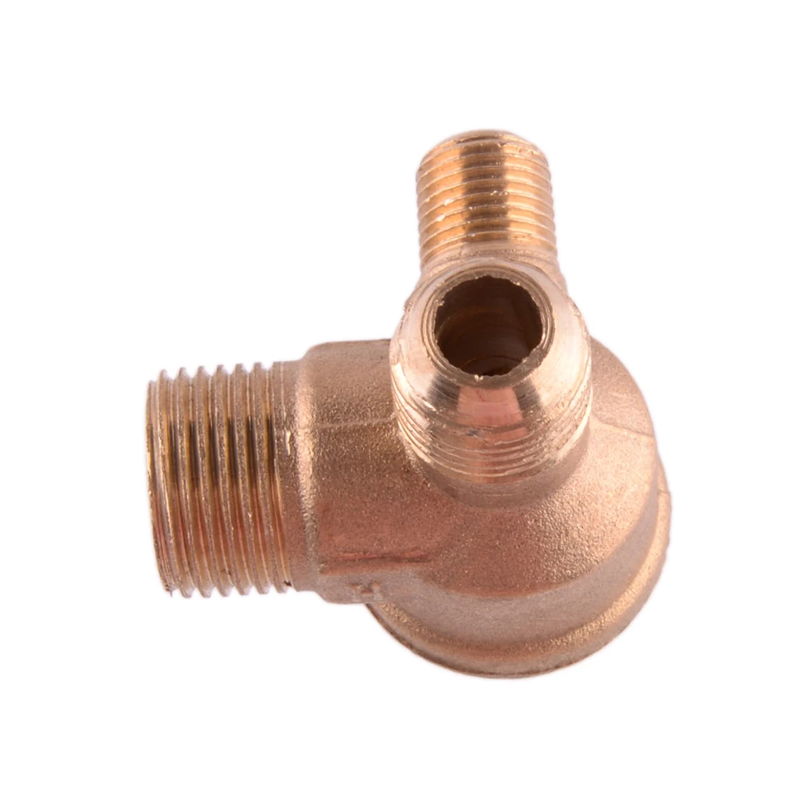 3 Way Male Thread Air Compressor Check Valve Tube Connector Tool Fit For Direct Air Compressor Oil-free Machine