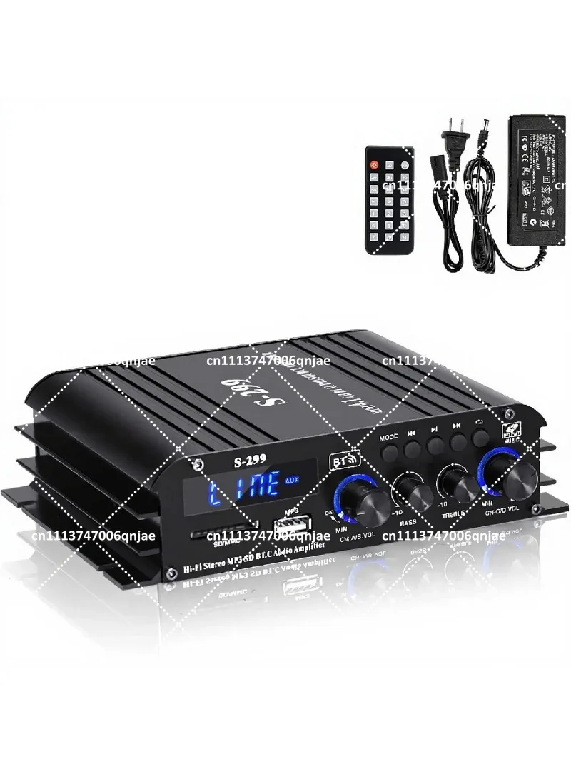 4.1 Channel Digital Bluetooth Power Amplifier High Power Subwoofer Audio Home Amp Board
