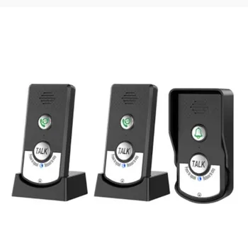 2.4G Sem Fio De Longa Distância Porta Telefone Intercom Campainha Dois Sentidos Áudio Voz Remetente & Reciever Para Hospital Hotel Chamada Porta Chime