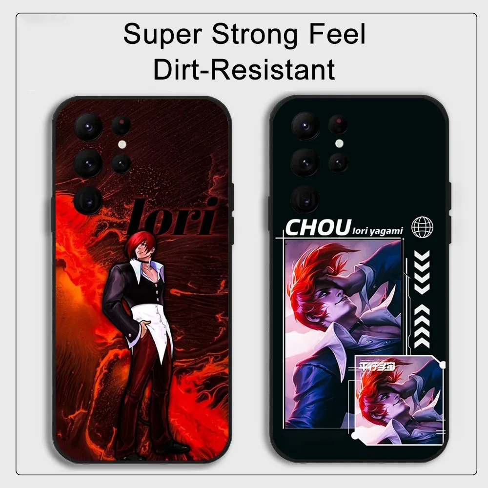 K-King Of Fighters L-Lori Yagami Phone Case Samsung S series s20 s21 s22 s23 s24 FE Plus Ultra TPU Soft to Skin-friendly case