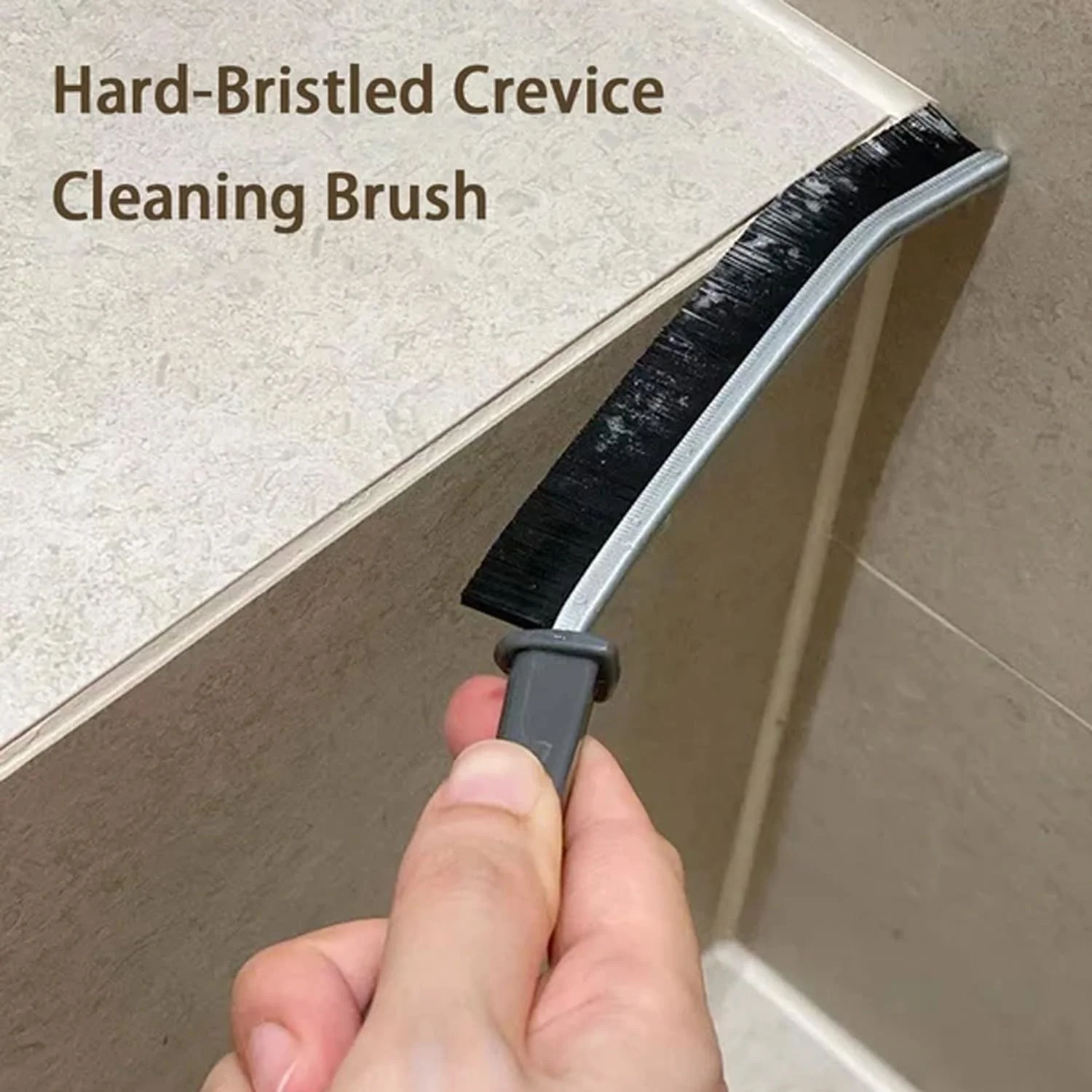 Hard-Bristled Crevice Cleaning Brush Grout Cleaner Scrub Brush Deep Tile Joints Crevice Gap Cleaning Brush Tool Cleaning Tools images - 6