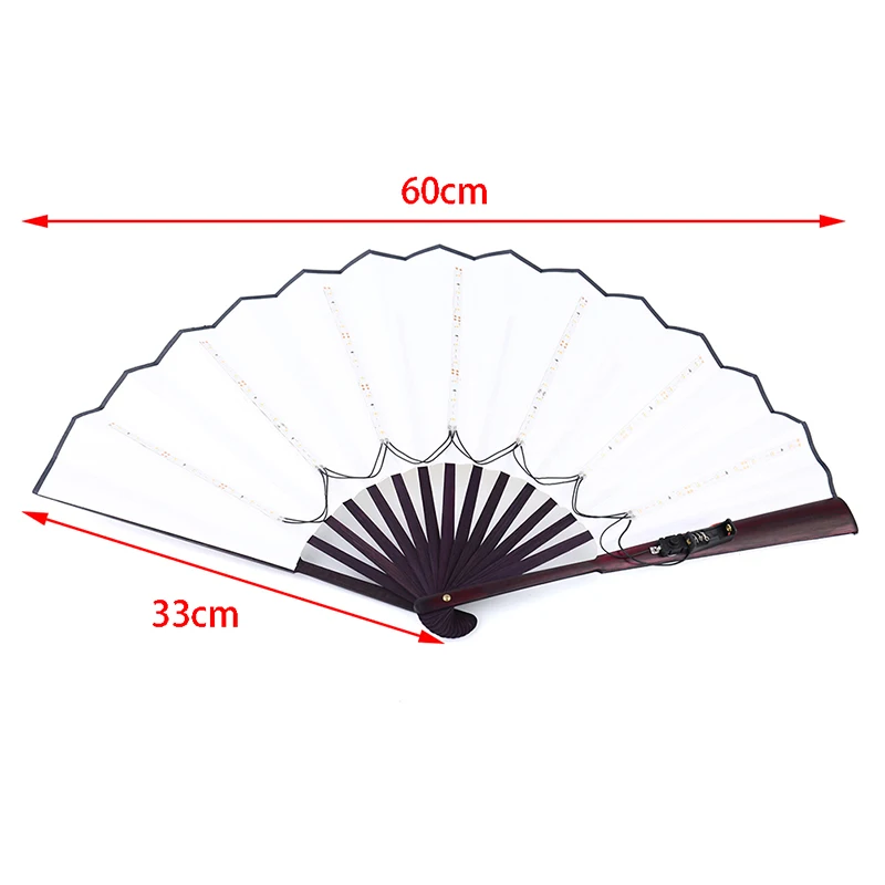 Bagliore pieghevole LED Fan Dancing Light Fan Night Show Halloween Christmas Rave Festival accessori Glow In The Dark Party Supplies