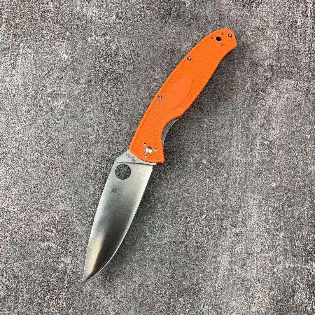 C142 folding knife glass brazing handle wild camping fruit paring knife - Image 4