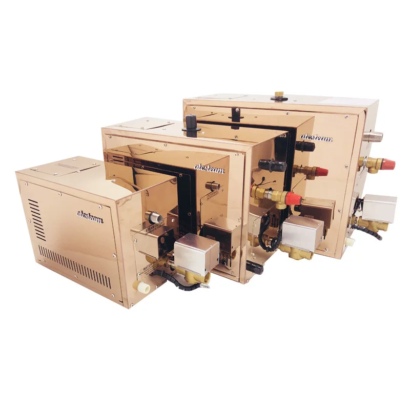 

2026 7/8/9kw Automatic Steam Generator Gescaling Sauna Room Steam Bath Machine Spa Room Digital Controller 220v/380v