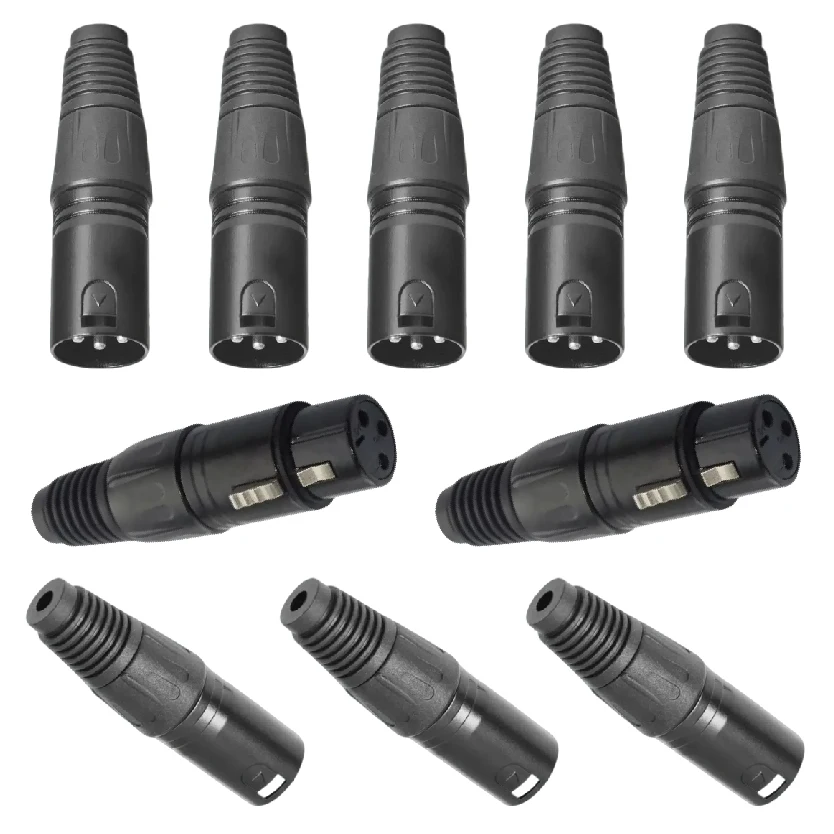 

XLR аудио микрофонный кабель, разъем для микрофонного провода, разъем «папа-мама», 3-контактный разъем