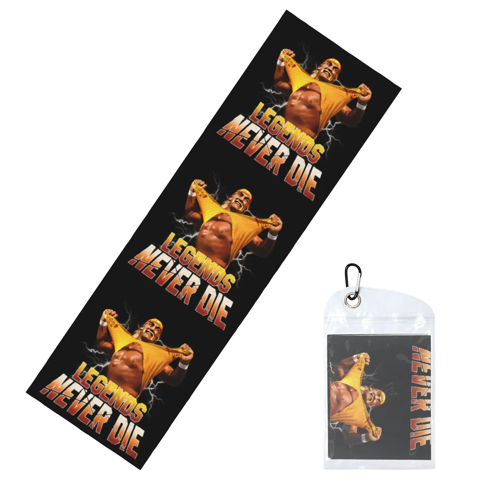 American Pro Wrestling Hulk Hogan Cold Exercise Towel Face Towel Quick Drying  Sports Breathable Cold Towel