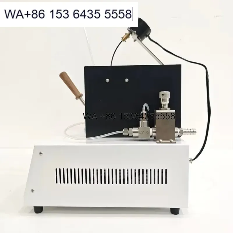 Wmwmnu Manual Portable Closed Cup Flash Point Tester for Petroleum with Temperature Gauge for Lab Testing