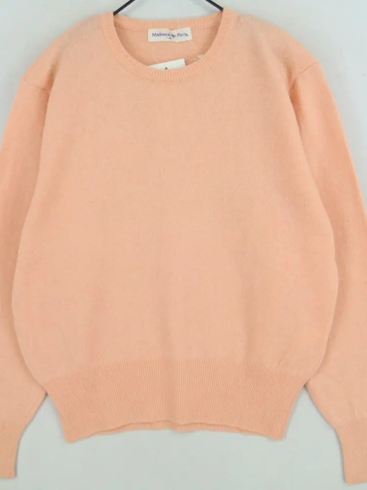 Vintage ort Women's Knitted Sweater Soft Comfortable Rabbit Fur Japanese Made Sweet Sle Loose Fit Cardigan Autumn Winter