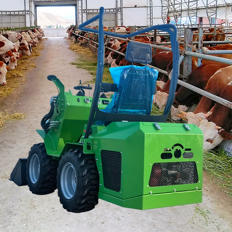 

Free Shipping Cheap Mini Skid Steer Loader EPA/EURO 5 diesel Mini Skid Steer Loaders Crawler Driving Style Mini Wheel Loader