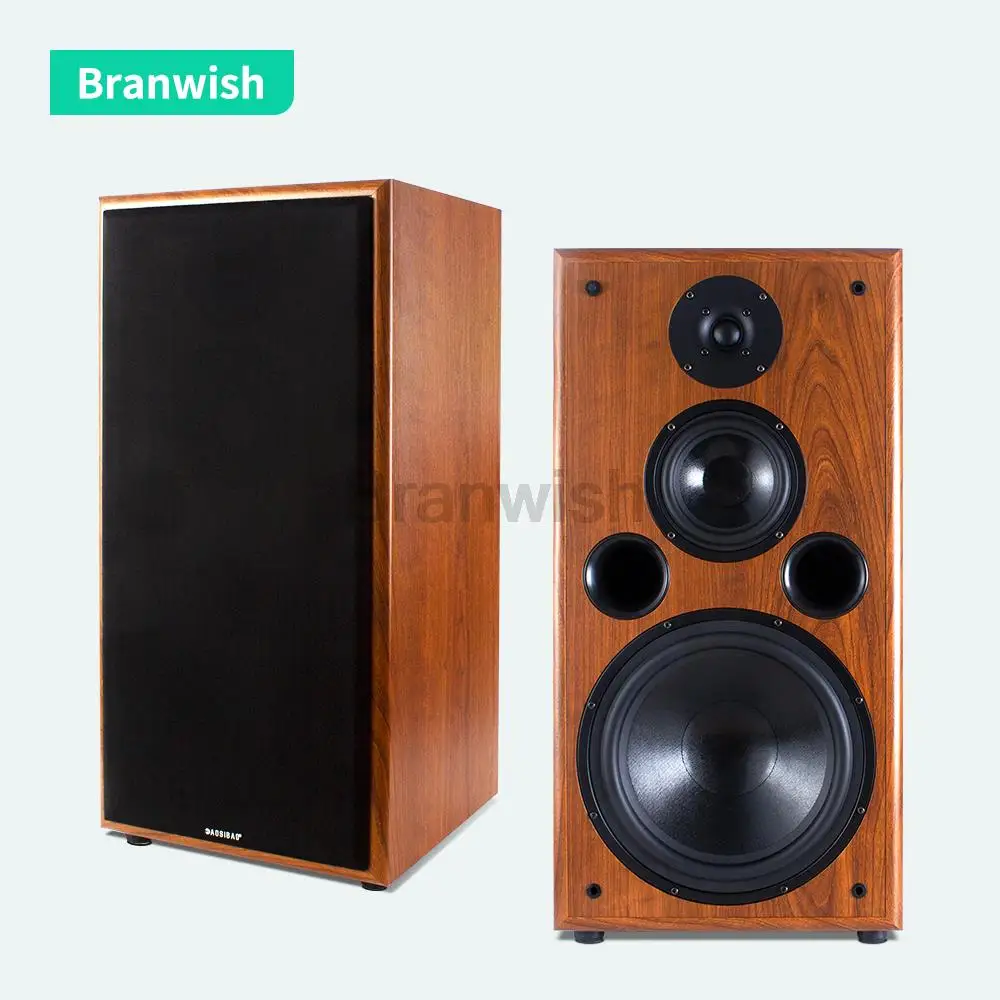 Imagem -02 - Hifi Bookshelf Speaker High School Baixo Baixo Baixo Tweeter Filme de Seda F109 Febre Passivo Speaker 10 Monitor Sound Box 200w 8ohm 1pc