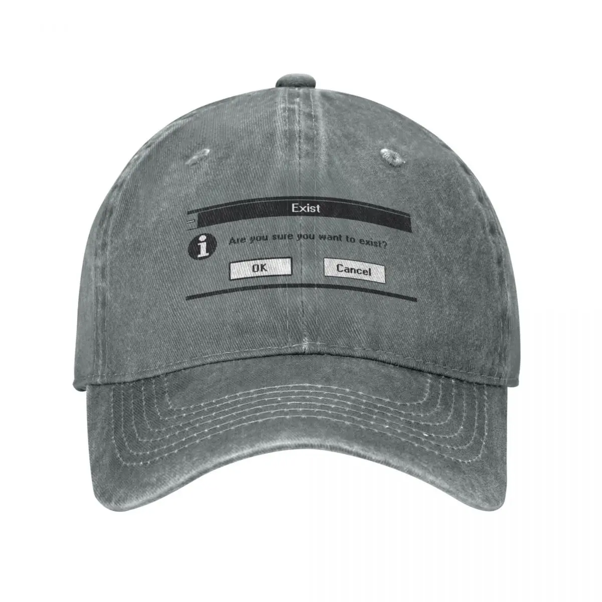 Basic Existentialism I Cap Cowboy Hat trucker cap Golf hat man cap men's Women's