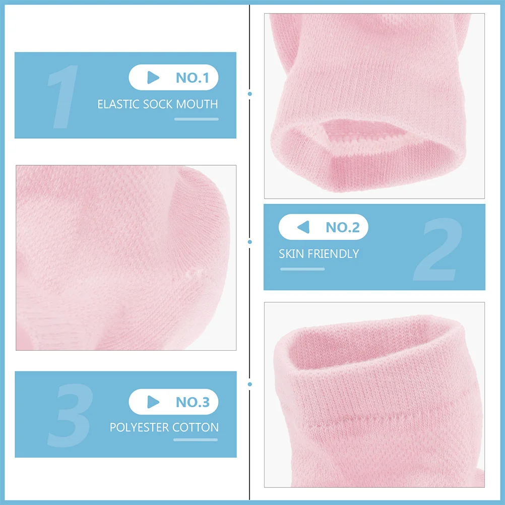 

1Pair Height Increase Socks Soft Breathable Lift Insoles Comfortable Shoe Cushion Unisex Stable Shoe Fillers for Men Women