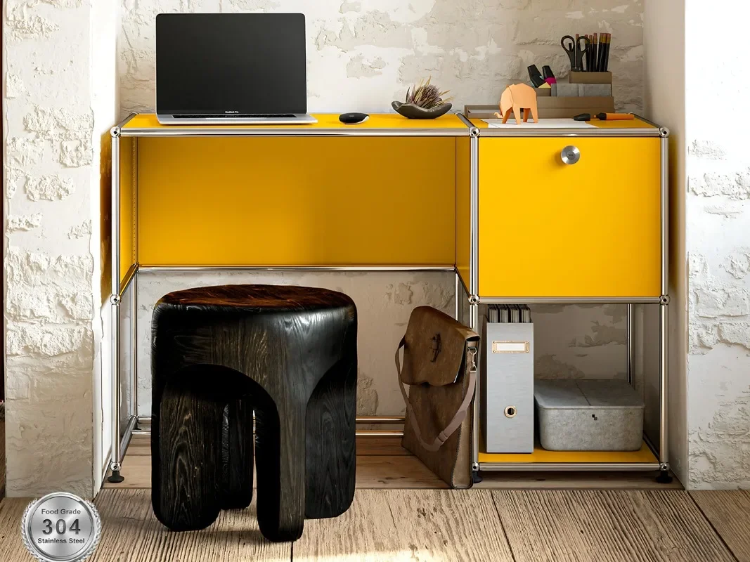 Medieval Module Dresser Bedroom Home Module Combination Dressing Table Storage Desk Computer Desk