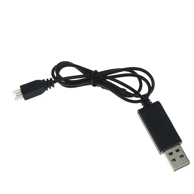 RC USB 충전 3.7V 리튬 배터리 충전기 케이블, 3RC 드론 쿼드콥터 플러그 전기 장난감 USB 충전 케이블, 1PC