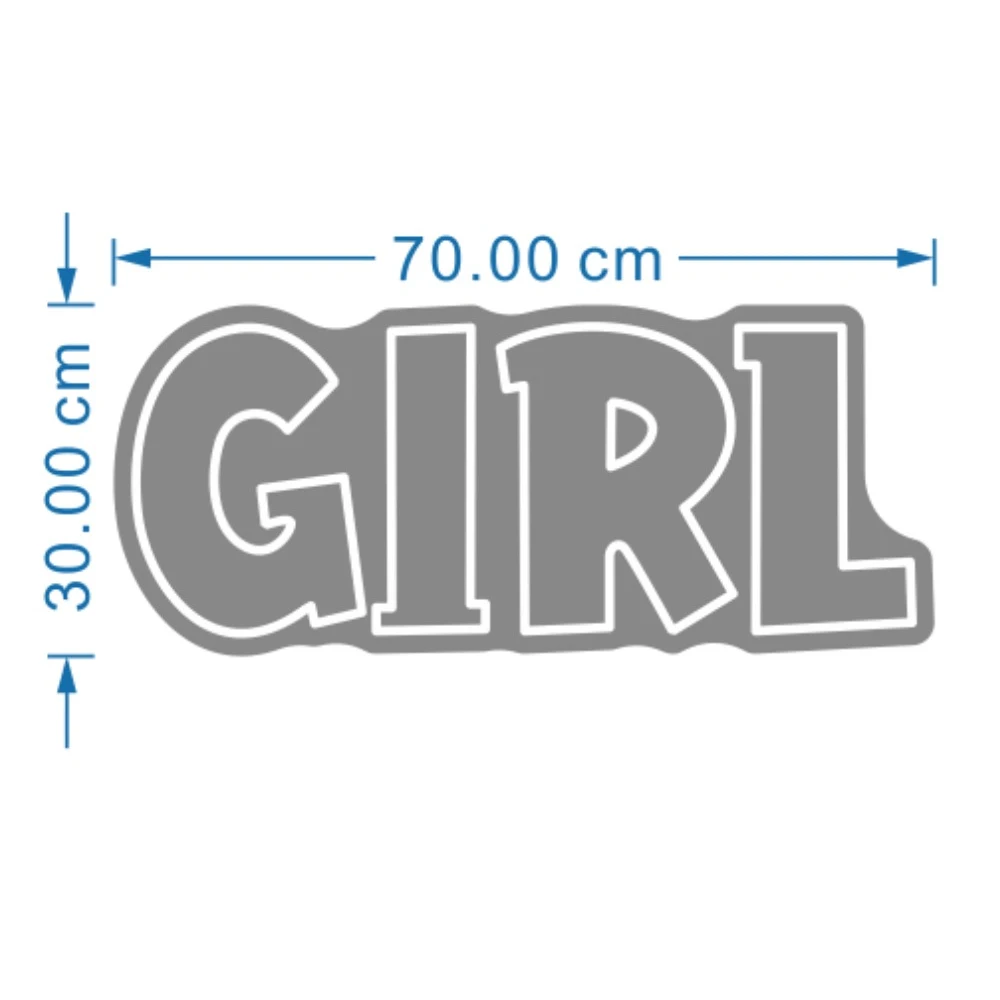 

Custom LED Neon Sign 70cm GIRL Neon Sign Wedding Party Room Bedroom Decoration for Wedd Decor