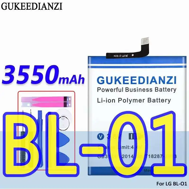 

Экологически чистый аккумулятор мобильного телефона 3550 мАч для LG BL-01
