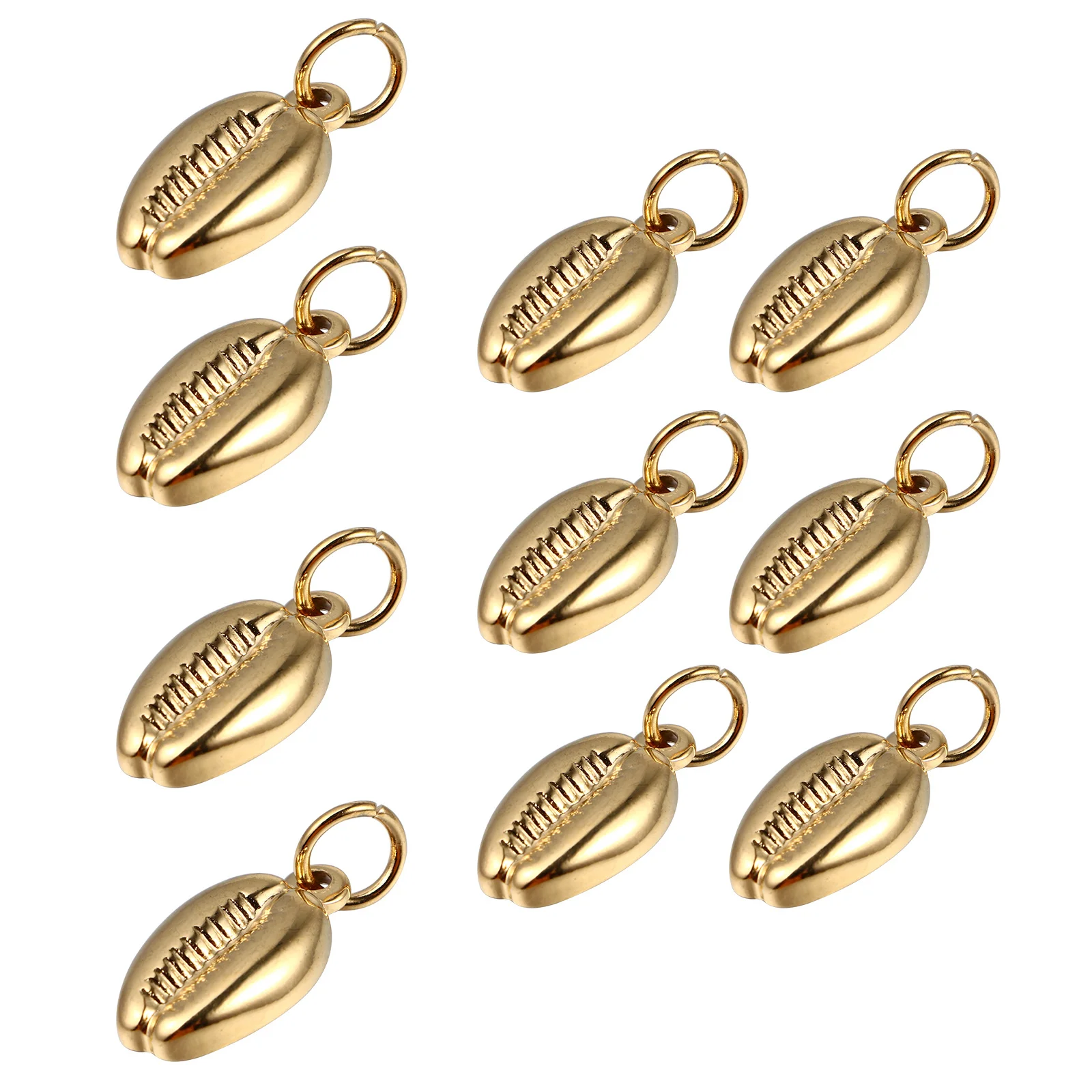 10Pcs Stainless Steel Necklace Pendant Elegant Style Exquisite Design Perfect for Birthday Cocktail Anniversary Daily Wearing