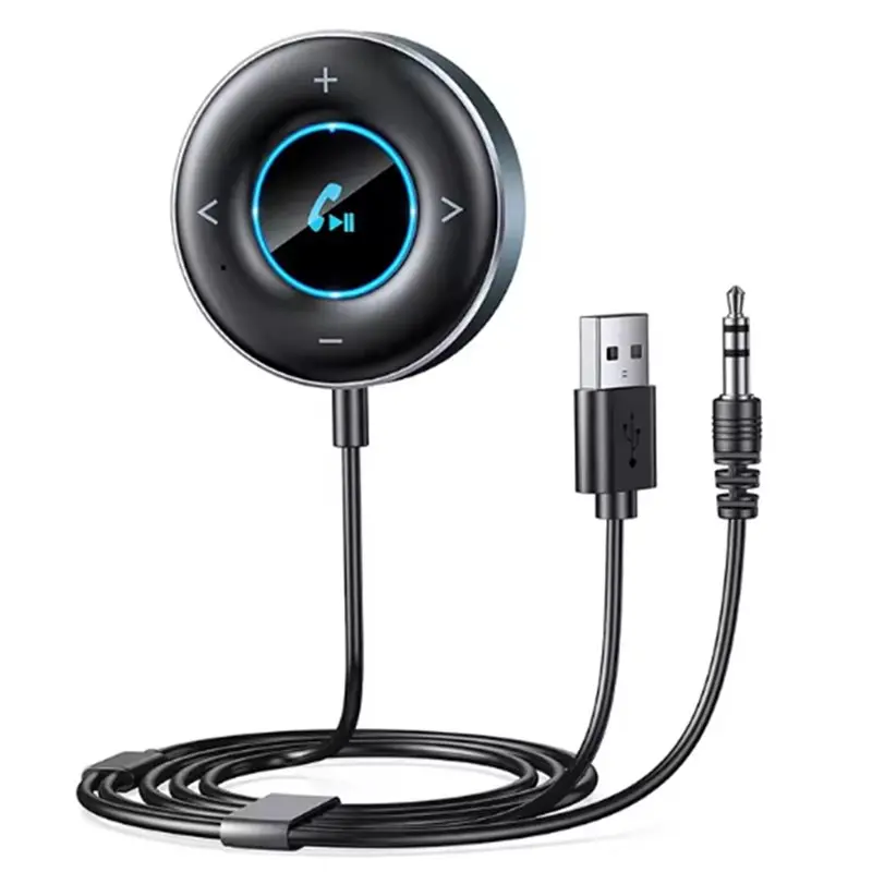 

Приемник Bluetooth 5.3, 3,5 мм AUX, аудио-USB-адаптер Bluetooth для домашней стереосистемы, проводных наушников