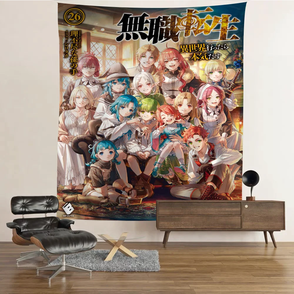 

M-Mushoku T-Tensei DIY Wall Tapestry For Living Room Home Dorm Decor Wall Art Decor