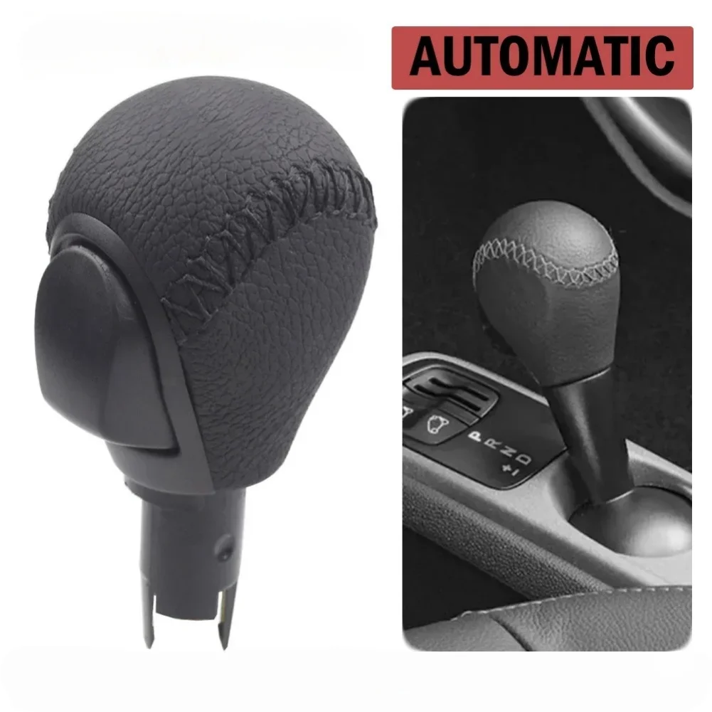Gear Shiftser Knob Automatic Leather For Smart For ForTwo For ForFour 2015-2017 Car Interior Lever Replacement Acce