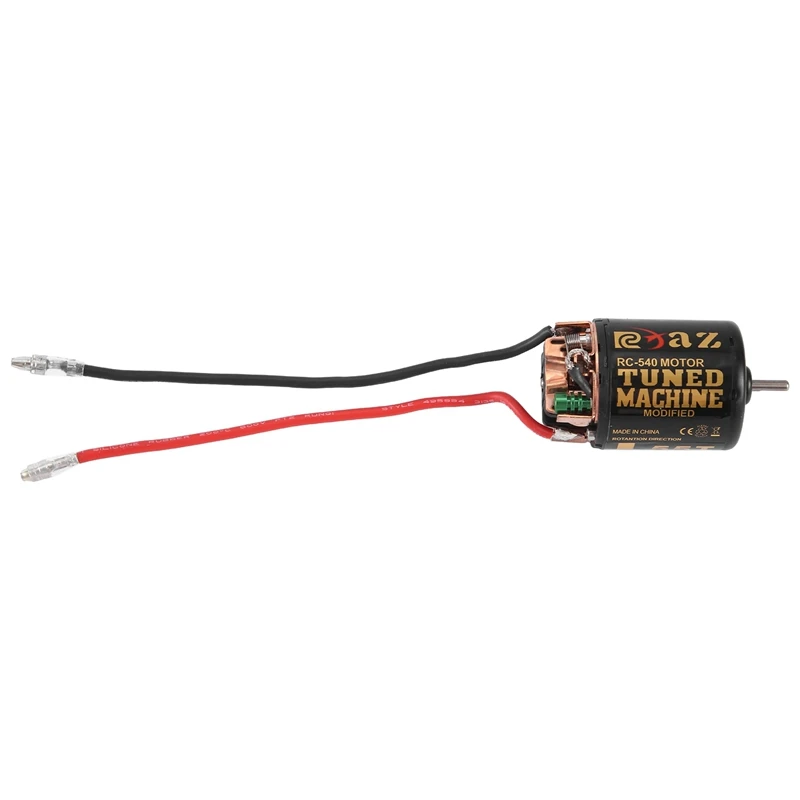 540 Geborsteld Motor Met 1060 Geborsteld Esc 60a 2-3S Lipo Waterdichte Elektrische Snelheidsregelaar Voor Rc 1/10 Crawler Auto