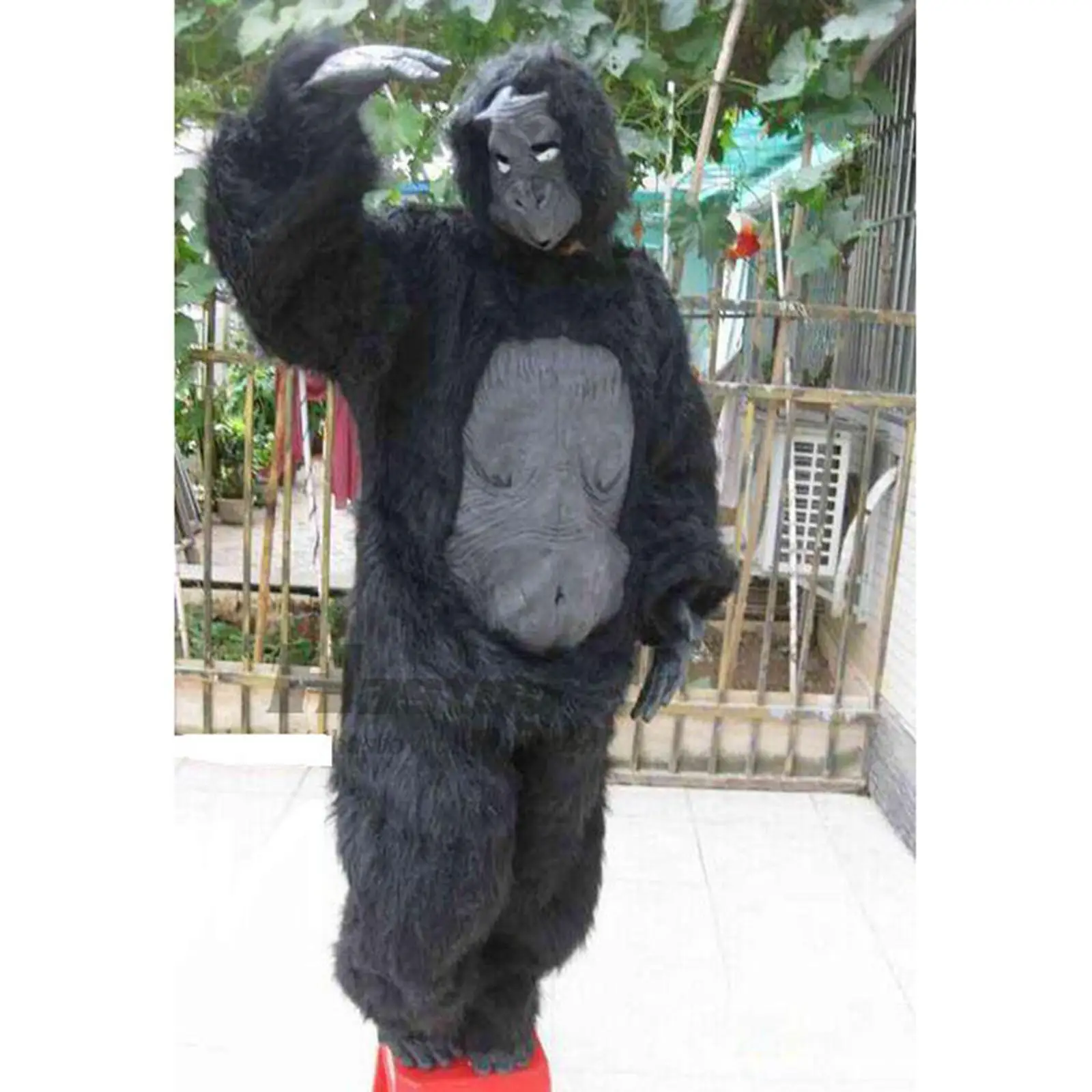 Chimpanzee Costume Halloween for Adults for Roles Play Fancy Dress Masquerade