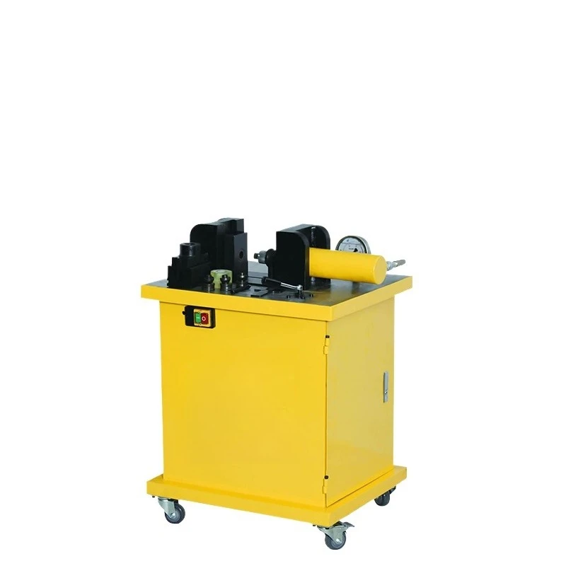 Electric three-in-one busbar processing machine, integrating busbar cutting, punching and bending