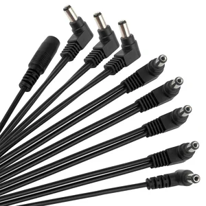 Chuỗi Daisy cho mục đích guitar, phụ kiện bàn đạp, dây nguồn cho bộ điều hợp phích cắm 9V DC, 1 đến 3/5/8 cách 12 Bàn chân thực phẩm cáp bán hàng chính - №11