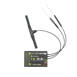 FrSky TD R12 Receiver 12chnanel with PWM SBUS FBUS or S.Port  dual-band 2.4Ghz 900Mhz Receiver