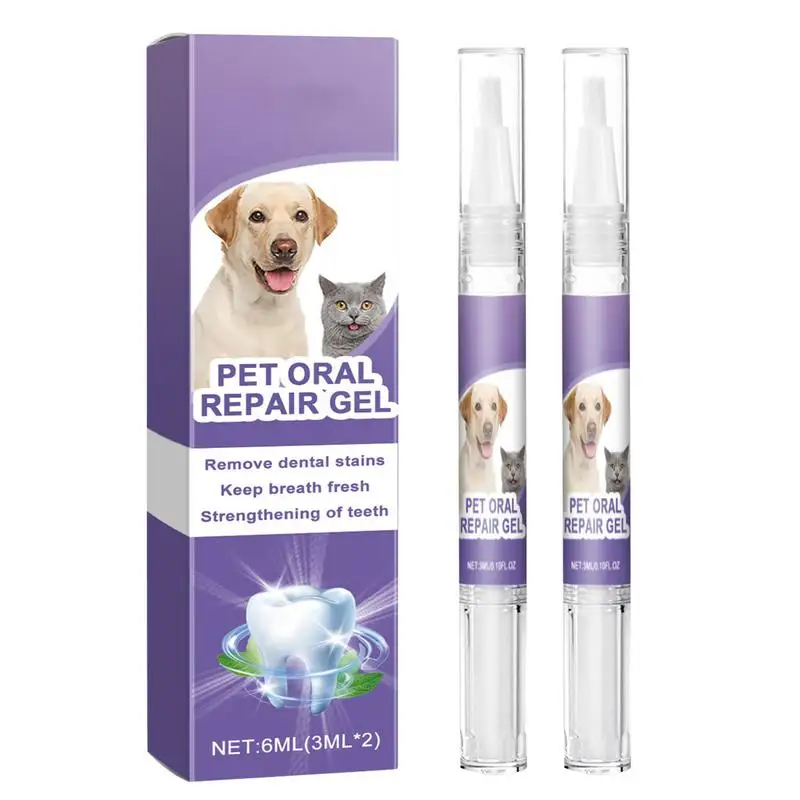 Pet Oral Repair Gel Pet Breath Freshener Gel Care Oral Cleaning Breath Freshener Pen For Pets Cats Dogs Puppy And Small Animals