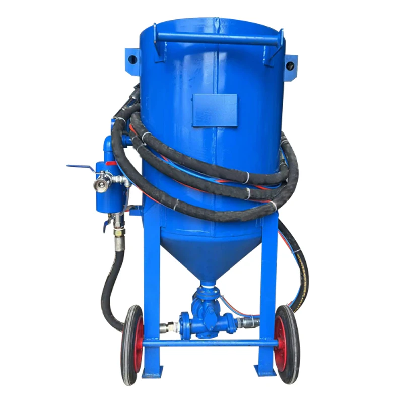 Sandblasting machine Small rust removal mobile sandblasting machine Steel structure vehicle Ship renovation Pendant pneumatic ad