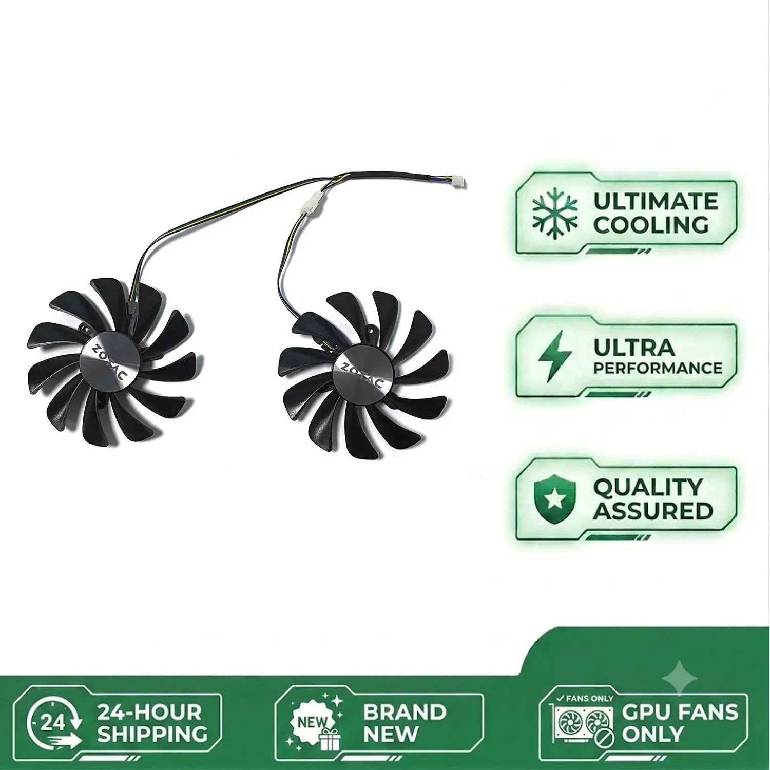 Cooling fan suitable for Zotac Gtx 1070 1080 Ti Gtx 1070Ti 1080Ti graphics card 95MM 4PIN GAA8S2U GPU FAN