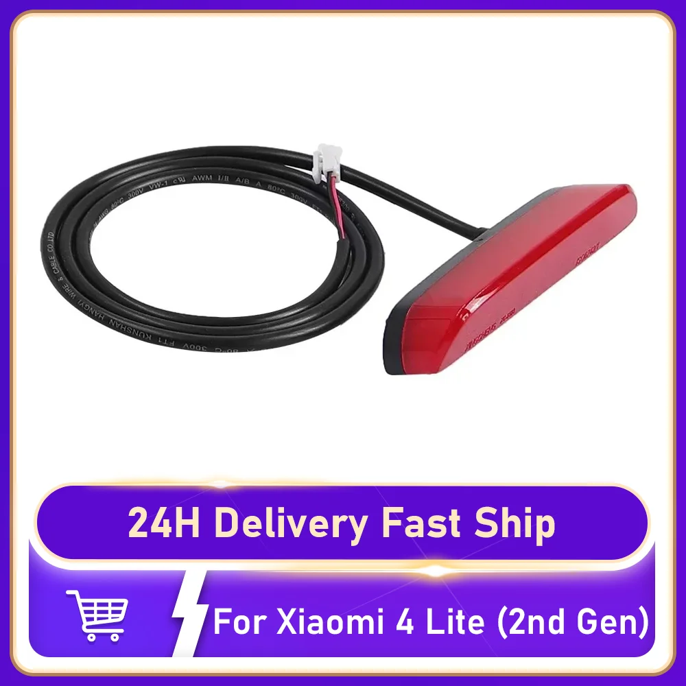 

Rear Fender Taillight for Xiaomi 4 Lite (2nd Gen) Electric Scooter LED Safety Warning Rear Taillight Brake Tail Lamp Accessory