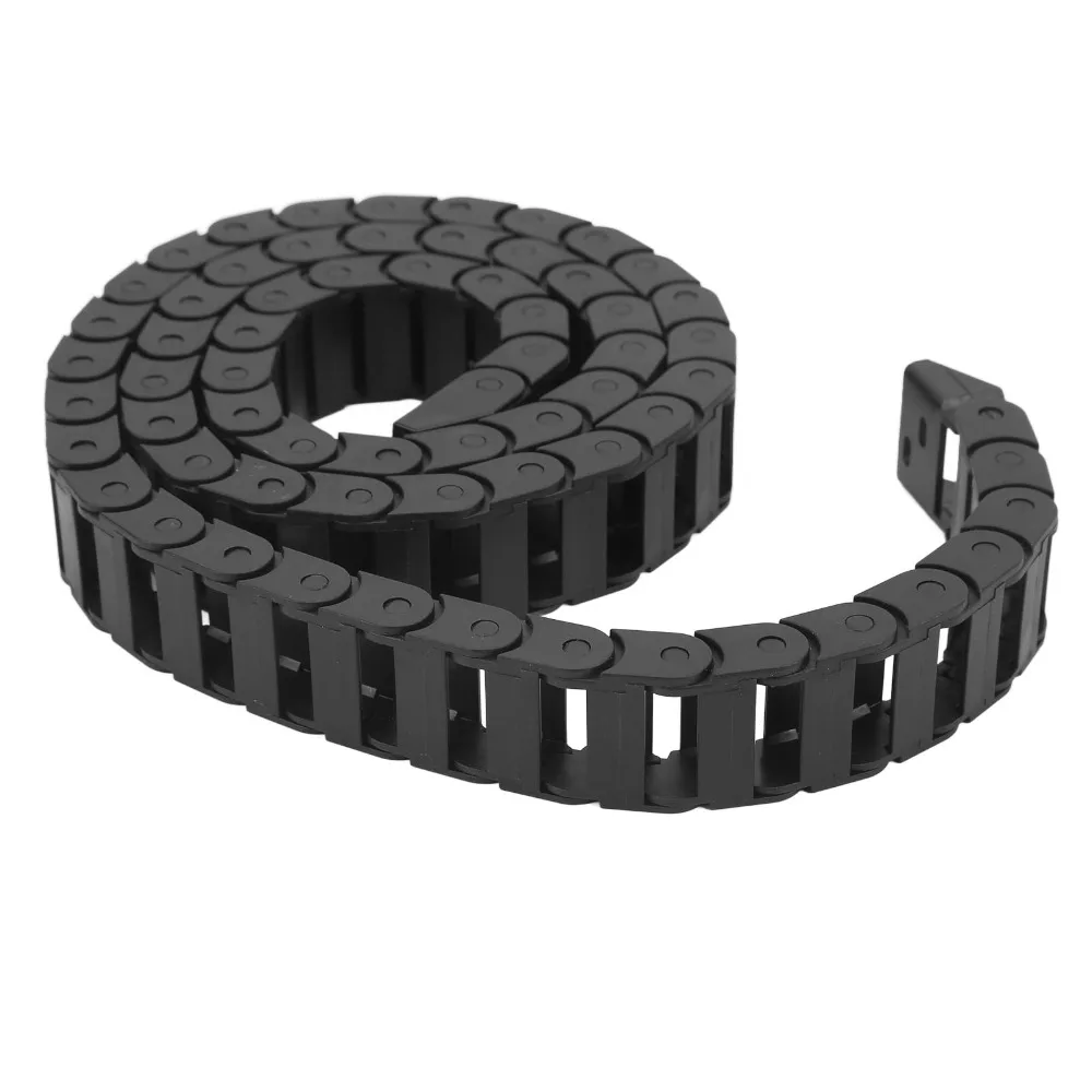 

Прочная черная цепь для переноски проволоки 10 мм x 20 мм, длина 1 м, держатель кабеля с ЧПУ, держатель кабеля, промышленное оборудование