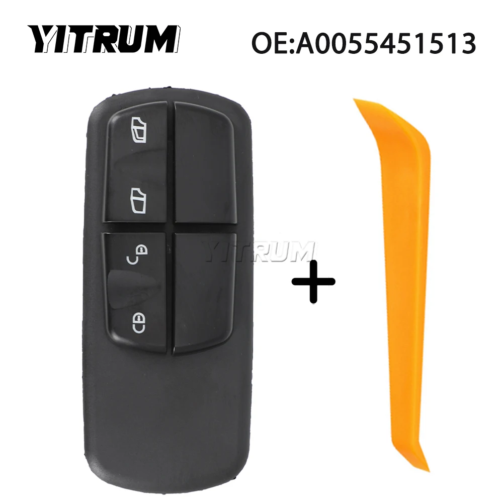 

YITRUM Door Lock System Switch For MERCEDES-BEN Atego Axor 2 1998-2014 A0045451213 Truck