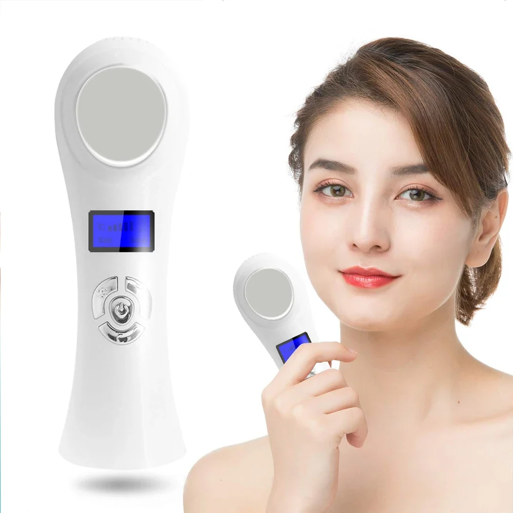 

2022 New Product Private Label Face Roller Facial Massage Machine Skin Lifting Hot And Cold Face Massager