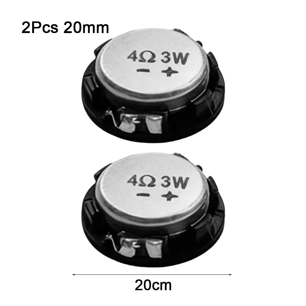 1/2Pcs 20/24/28mm Mini Full Range Speaker 4Ohm 3W Round Neodymium Loudspeaker Bass Effect 1Inch Home Theater DIY Speaker