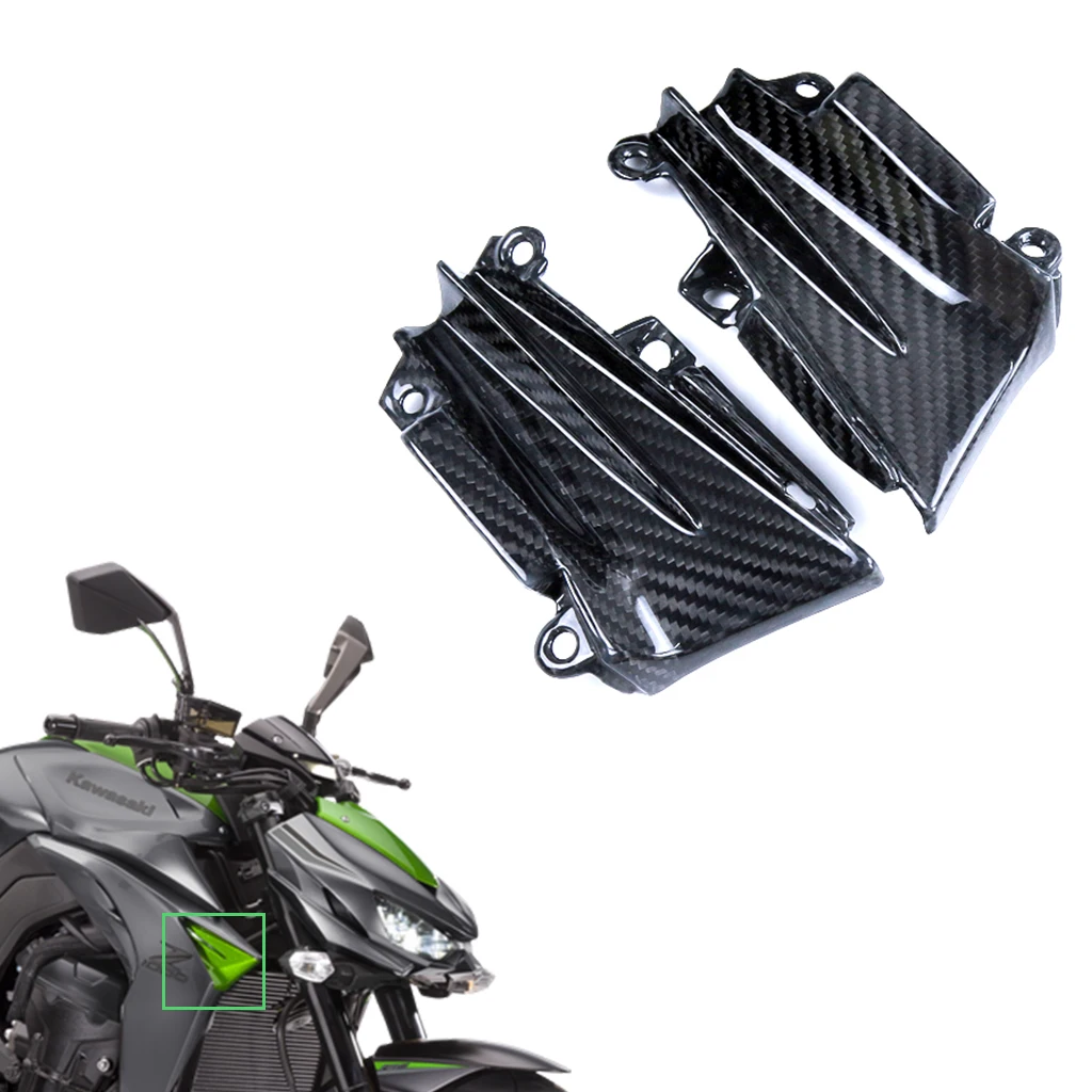 

3K Carbon Fiber Motorcycle Accessories Side Fairing Panels Kits For Kawasaki Z1000 2014 2015 2016 2017 2018 2019 2020 2021 +