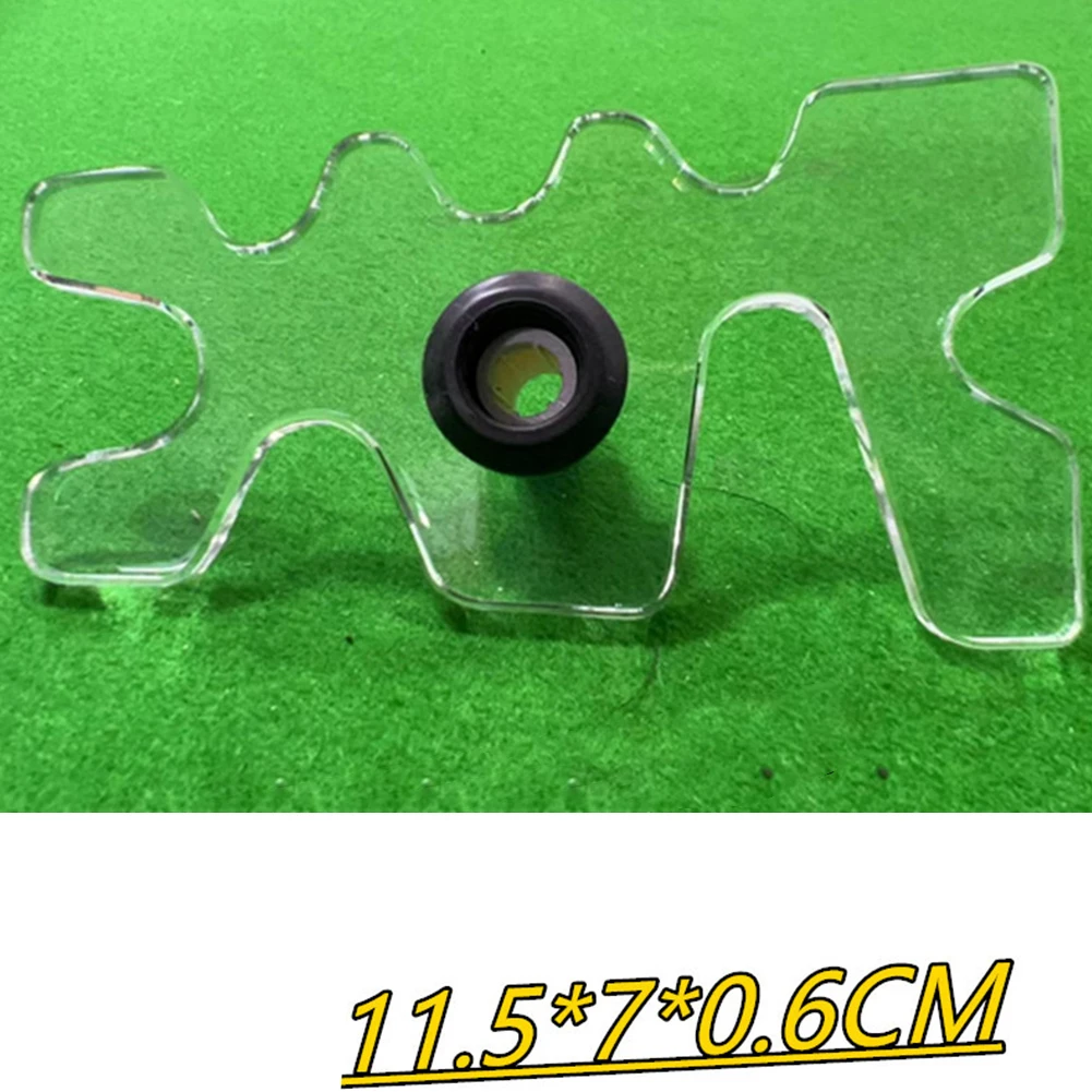 100x70x6mm B,C,D Acrylic Snooker Bridge Pool Bridge Head Convenient To Carry Cue Damage Protection Easy Slide Design