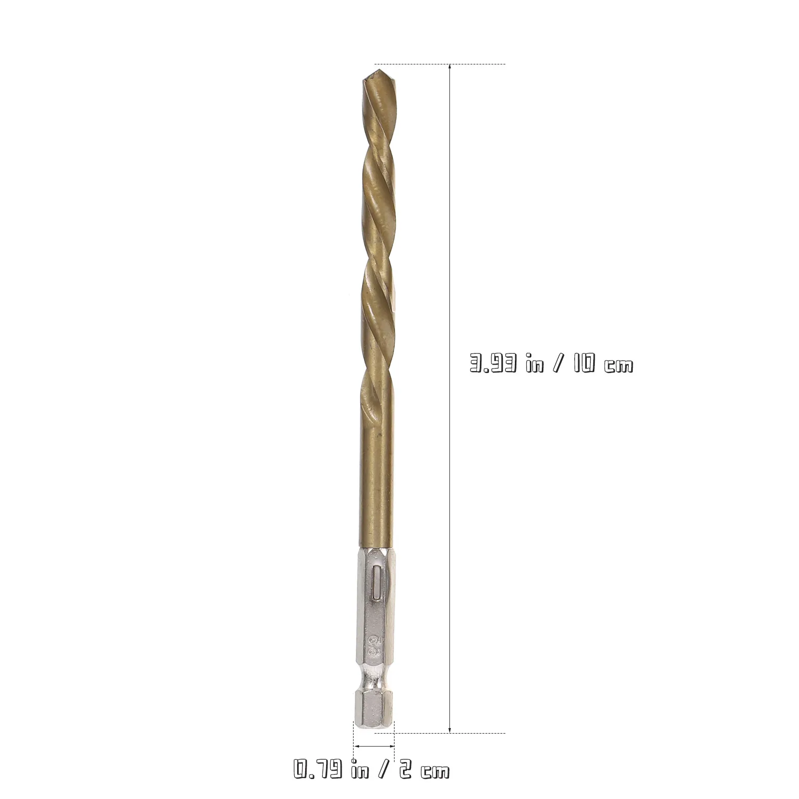 13Pcs Hex Shank Twisted Drill Bits Set Premium Hss Steel for Metal Plastic Wood Concrete High Hardness Professional