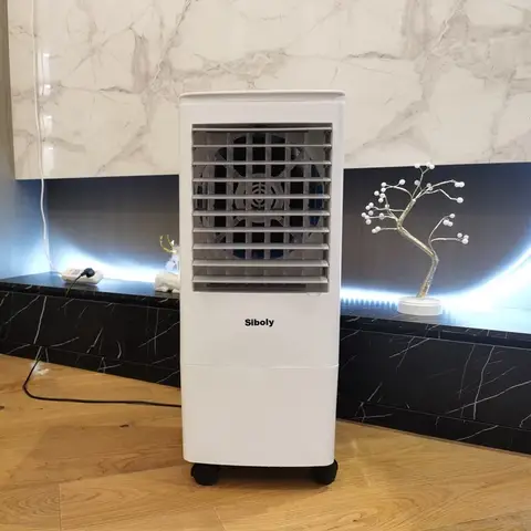 가정용 원격 제어 공기 냉각기, 휴대용 증발 가정용 에어컨, 차고 및 호텔용, 3 가지 속도