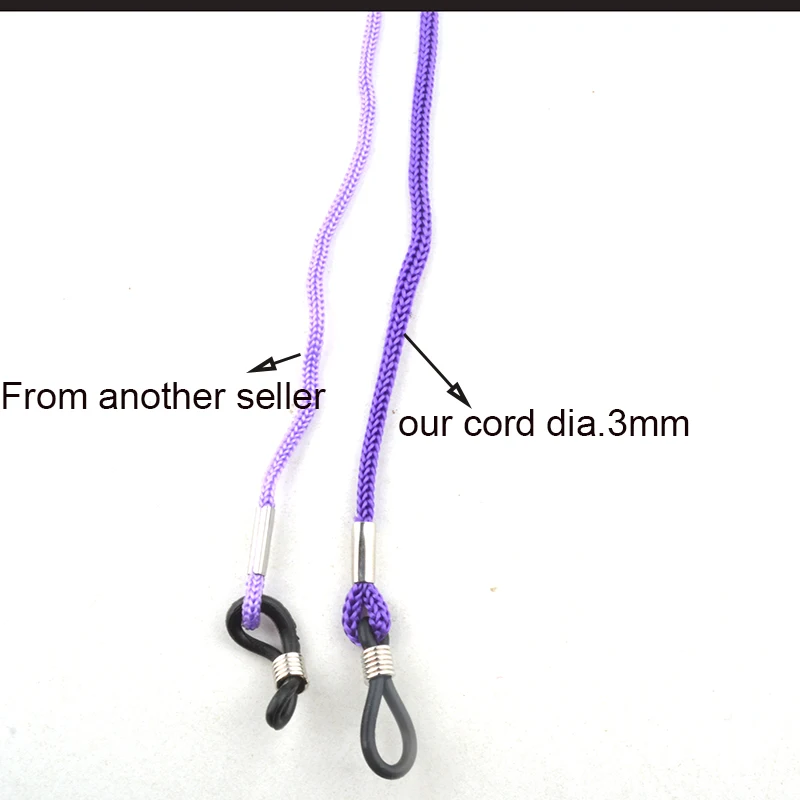 12 pçs/lote Óculos De Sol Cordão Cordão Óculos De Leitura Cadeia Cord Holder Glasse Colar