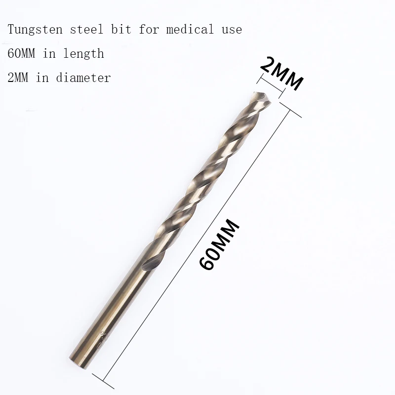 Orthopedic alloy bit, tungsten steel bit, 4/5/6/7/8/9mm nail extractor