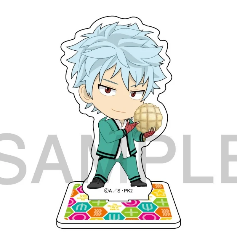 10PC/The Disastrous Life of Saiki K Anime Fans Burning Tang Power Hyteng Twinkling Acrylic Stand Brand Fan Gifts Keychains 10cm
