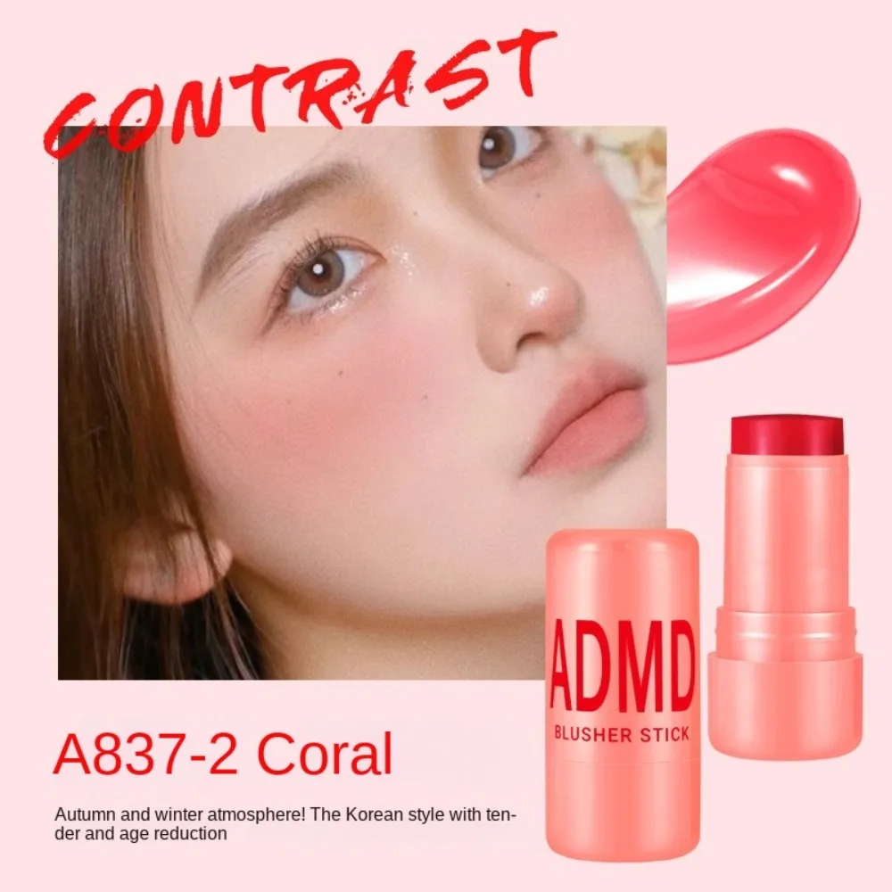 2 pièces, 4 couleurs, gloss à lèvres multi-usages, fini mat, contour du visage tendance, rouge à lèvres 3 en 1, formule longue durée