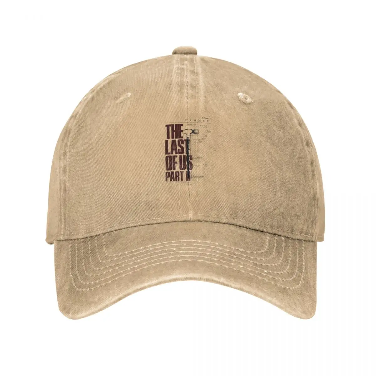 Retro The Last Of Us Vengeful Ellie Baseball Caps for Men Women Distressed Cotton Snapback Cap Outdoor Running Golf Caps Hat