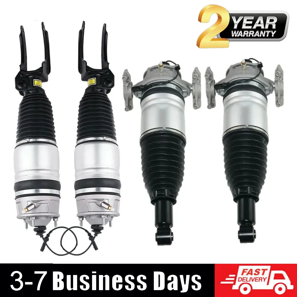 4x Front Rear Air Suspension Shock Struts Fit Porsche Cayenne 92A 958 2011-2018     95835804000, 95835804003, 95835804010,