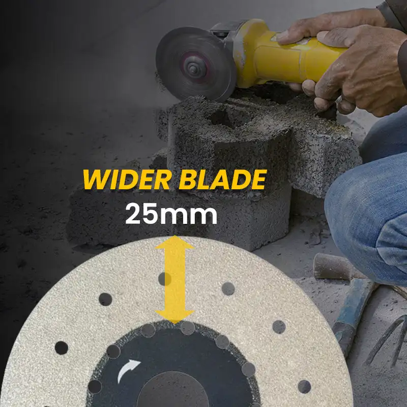 1Pc 4-Inch Cutting Blade For Stone Ceramic Porous Widened Rock Slabs Cutting Disc 100mm Slate Flat Grinding Cutting Blade